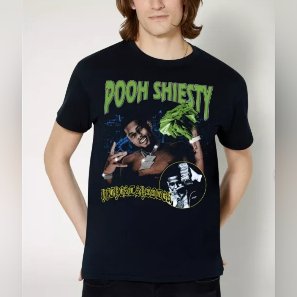 Bills Pooh Shiesty Graphic T-shirt Size Large NEW!